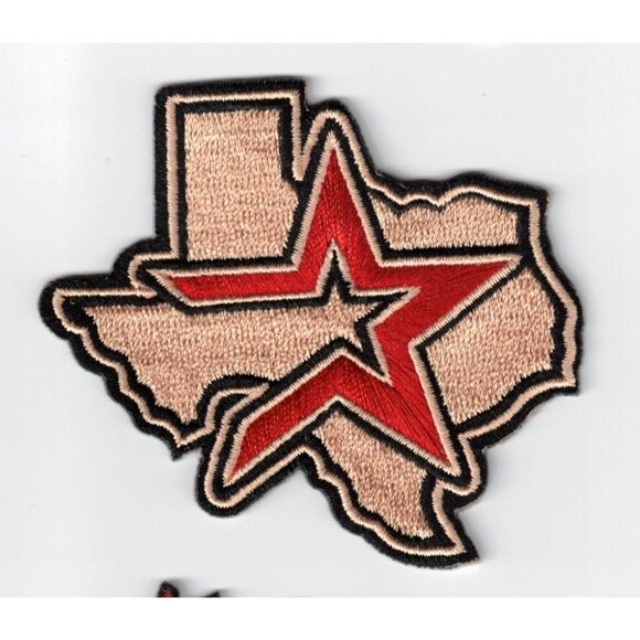 Unbranded Other - Houston Astros Texas State 90s Embroidered 3in Iron / Sew-On Patch